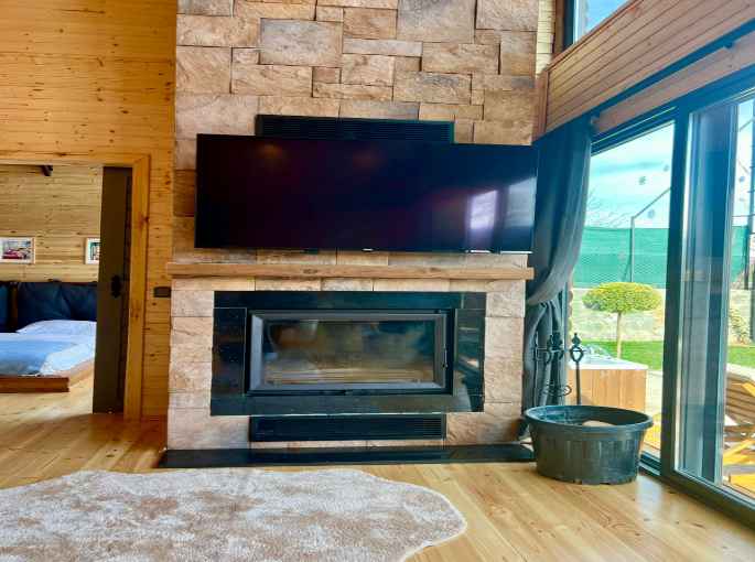 Sapanca'da Şömineli Bungalov Keyfi