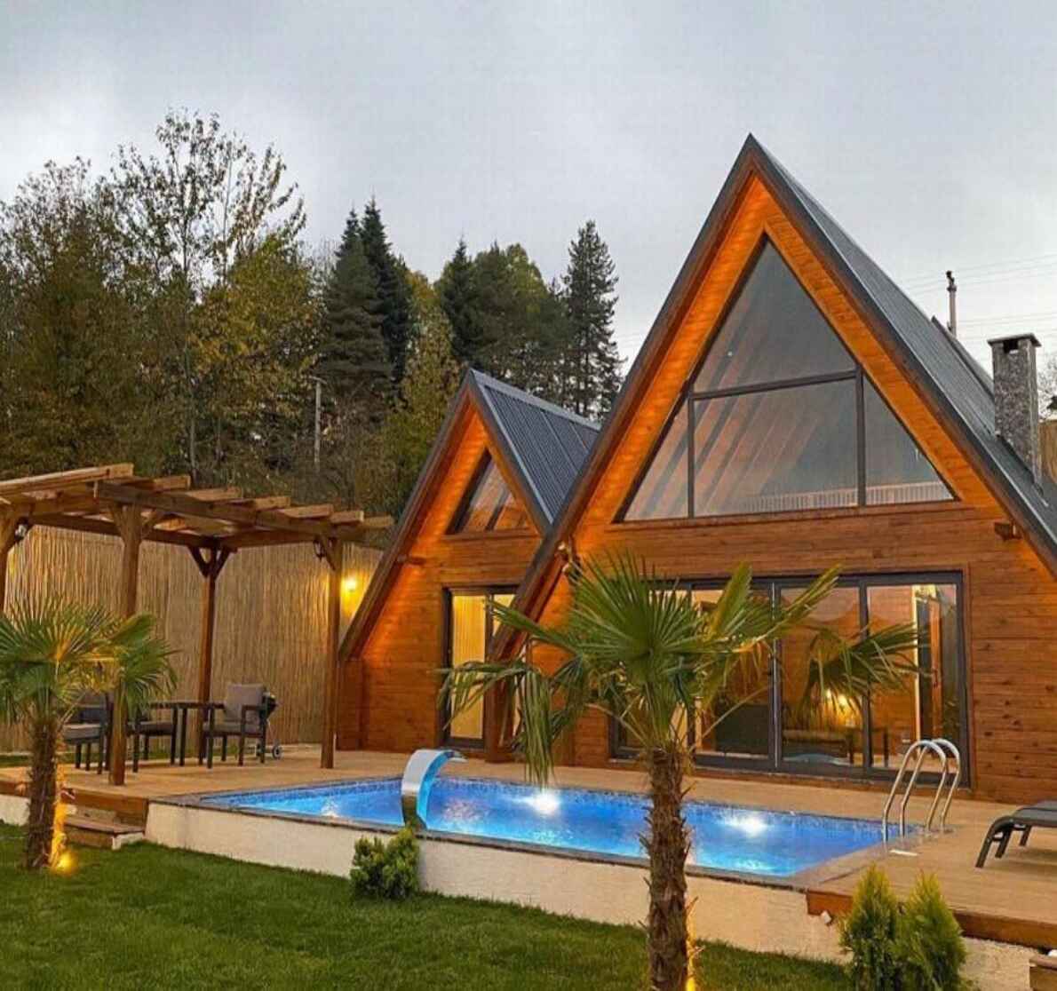 Sapanca Şömineli Bungalov Evleri