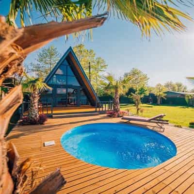 Romantik Doğa Manzaralı Bungalov Tatili