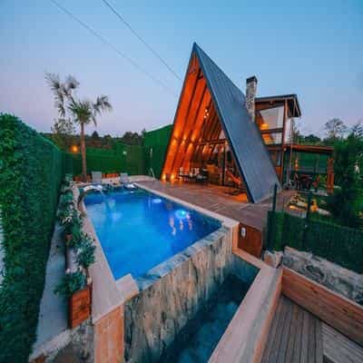 Isıtma Havuzlu Bungalov 4 Mevsim Tatil